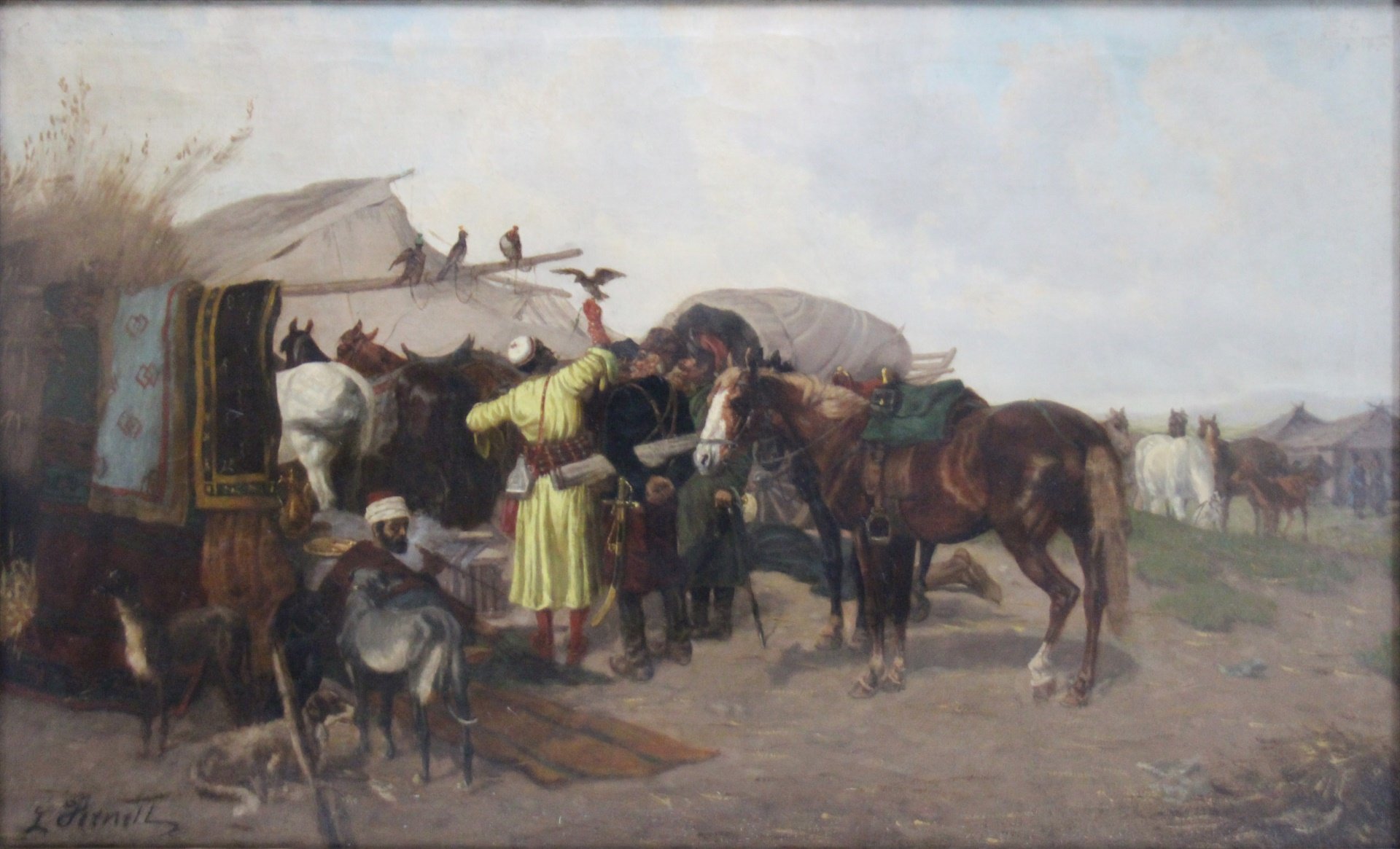 ORIENTALIST TRADE SCENE 19TH CENTURY  3b9634