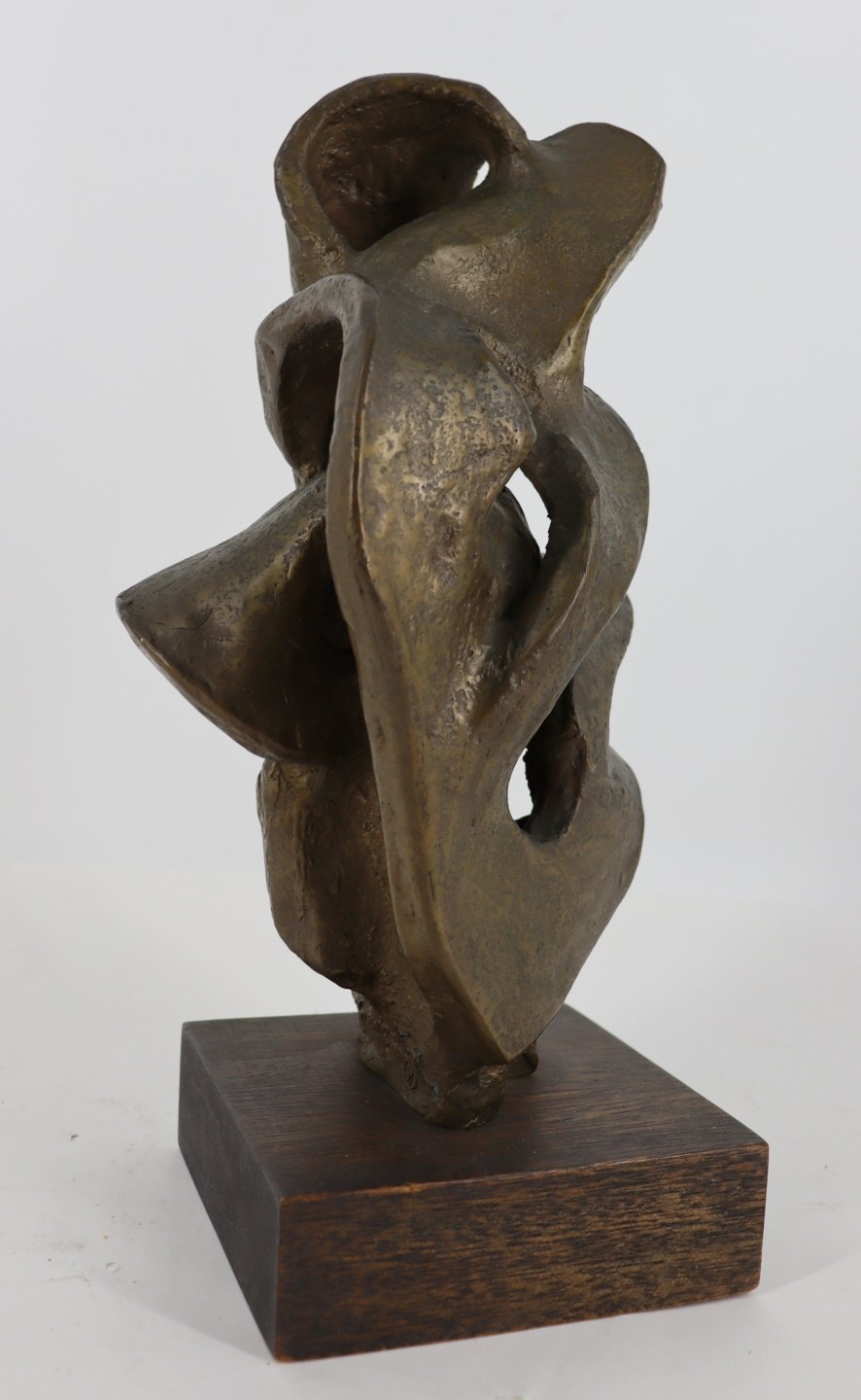 F HAMILTON BRONZE ABSTRACT SCULPTURE  3b96c1