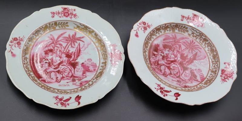 PAIR OF CHINESE EXPORT BATAVIA