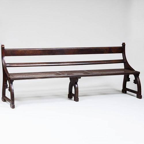 ANGLO-INDIAN NEO-GOTHIC TEAK AND