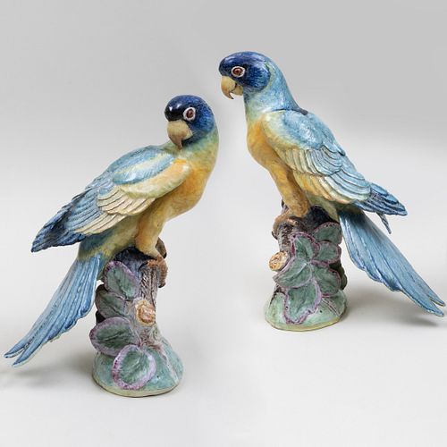 PAIR OF LADY ANNE GORDON GLAZED 3b9793