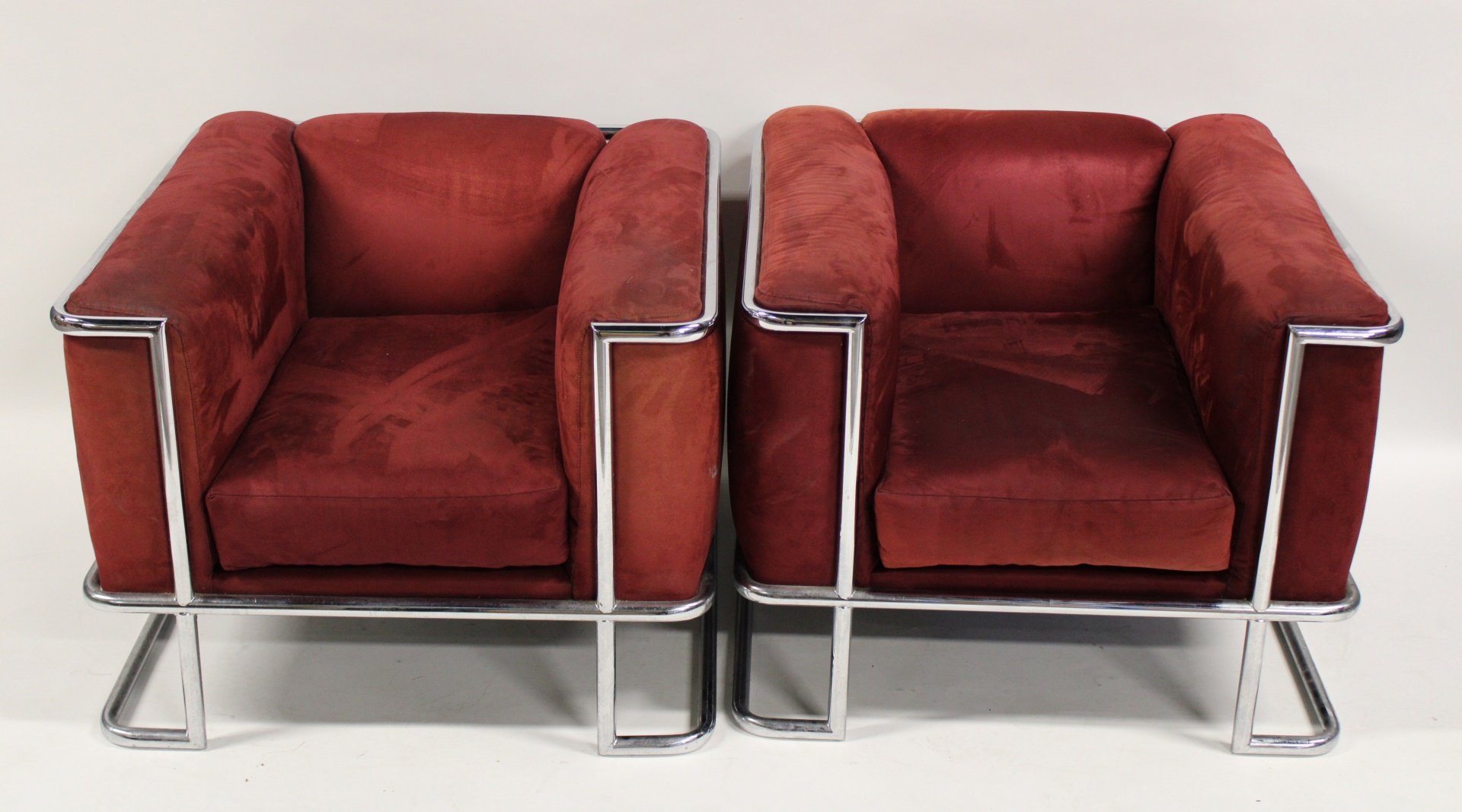 MIDCENTURY PAIR OF CORBUSIER STYLE