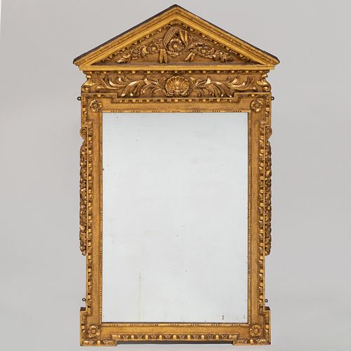 GEORGE II GILTWOOD MIRROR5 ft.