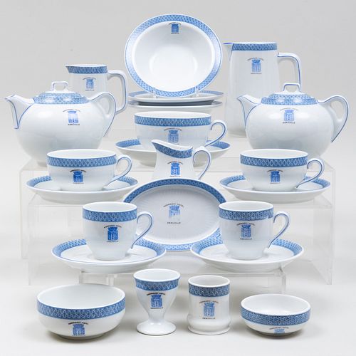 LIMOGES PORCELAIN BREAKFAST SERVICE