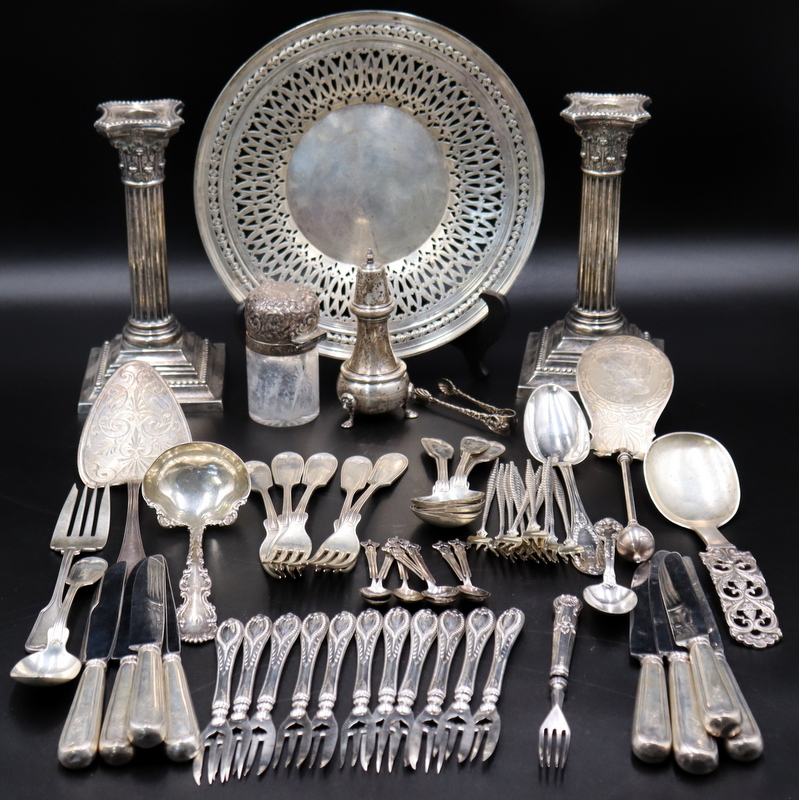 STERLING. ASSORTED GROUPING OF STERLING