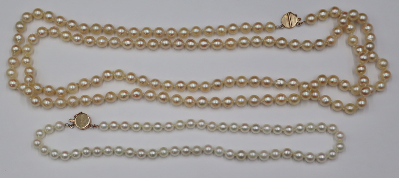 JEWELRY 2 PEARL AND 14KT GOLD 3b9857