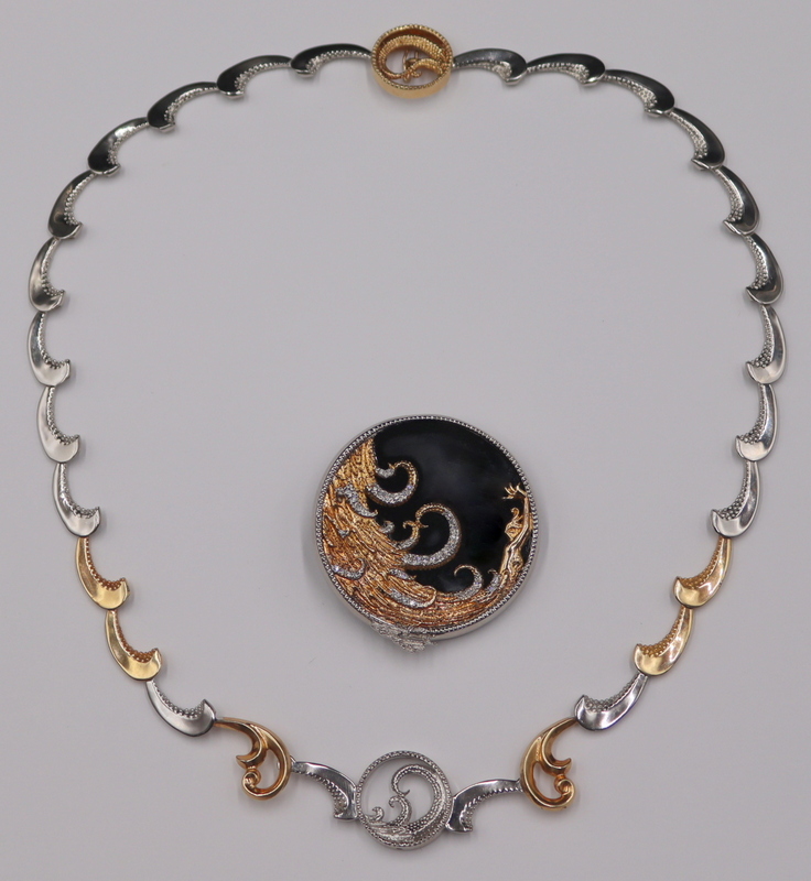 JEWELRY. ERTE 'APHRODITE' 14KT