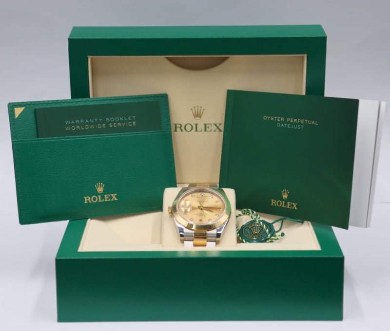 JEWELRY. ROLEX DATEJUST 41 ROLESOR