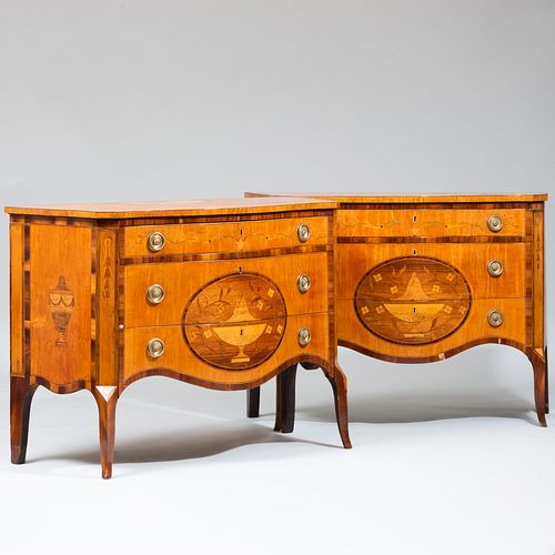 FINE PAIR OF GEORGE III SATINWOOD  3b98ae