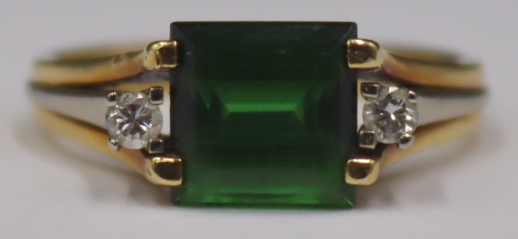 JEWELRY 18KT GOLD TOURMALINE 3b98e8