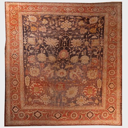 INDIAN AGRA CARPET14 ft 8 in  3b9931