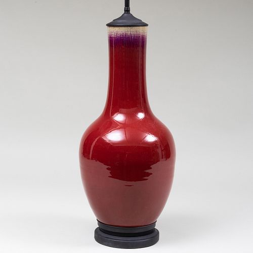 CHINESE COPPER RED GLAZED PORCELAIN 3b99aa