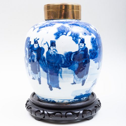 CHINESE BLUE AND WHITE PORCELAIN