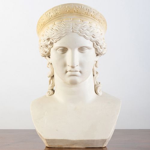 GREEK PARIAN BUST OF HERA, AFTER