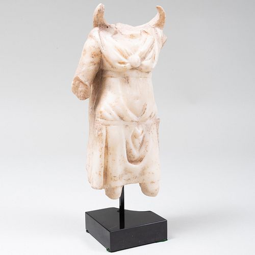 ROMAN MARBLE TORSO OF DIANA OR