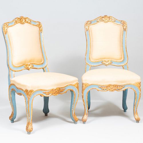 PAIR OF ITALIAN ROCOCO PAINTED 3b9b37