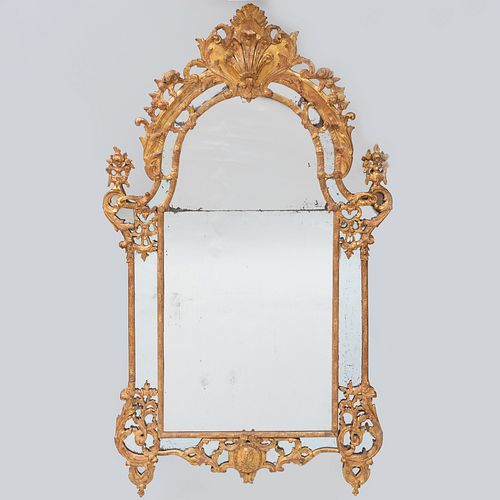 LARGE RÃ©GENCE GILTWOOD MIRROR7