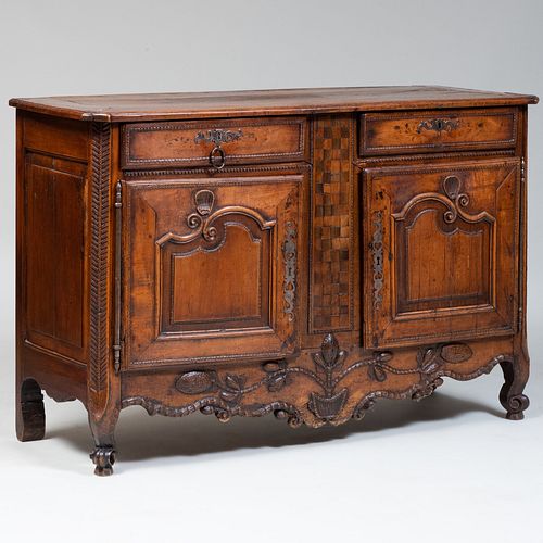 LOUIS XV STYLE PROVINCIAL CARVED