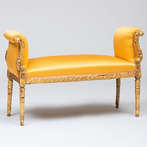 NORTH ITALIAN GILTWOOD BENCH25