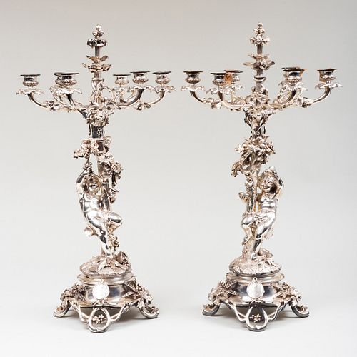 PAIR OF CHRISTOFLE SILVER PLATE 3b9bbb