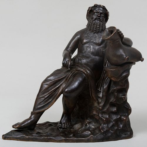 BRONZE MODEL OF A RIVER GOD FOUNTAIN12 3b9c09