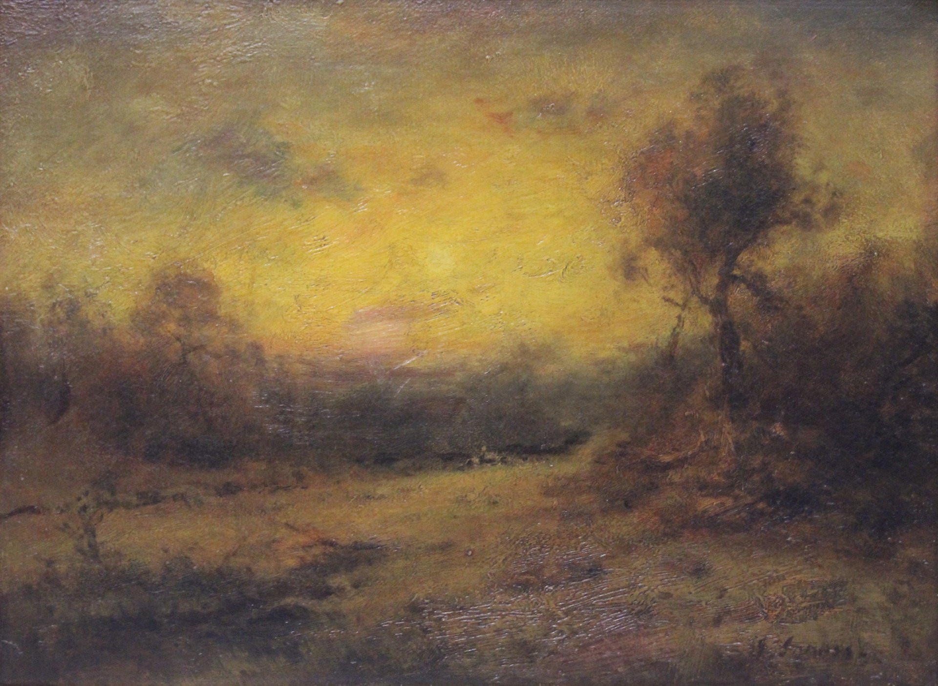 ATTRIBUTED TO GEORGE INNESS 1825 1894  3b9c90