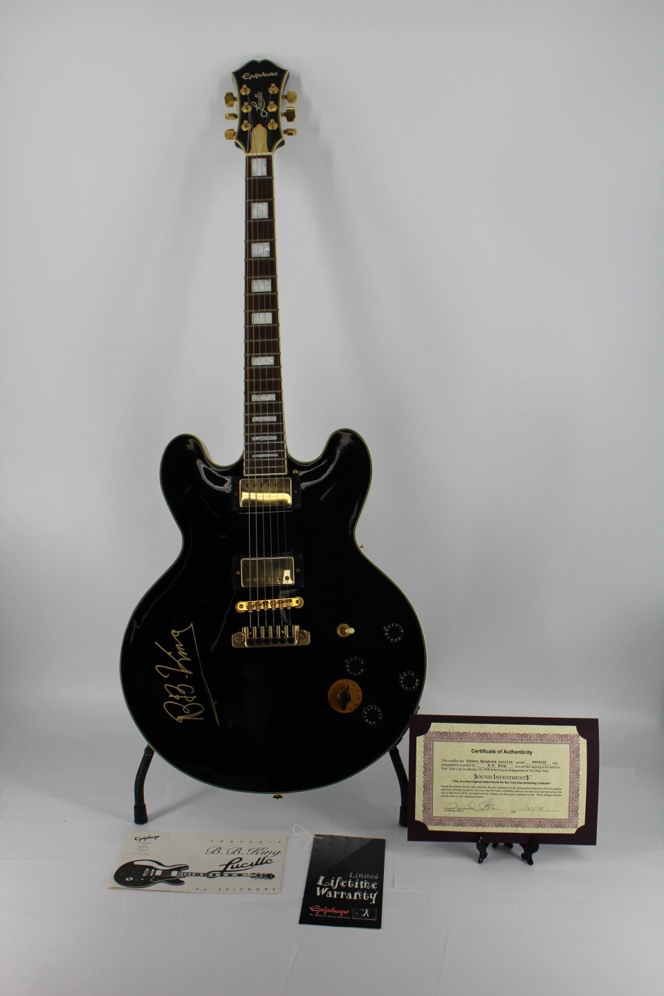 A SIGNED B. B. KING LUCILLE EPIPHONE