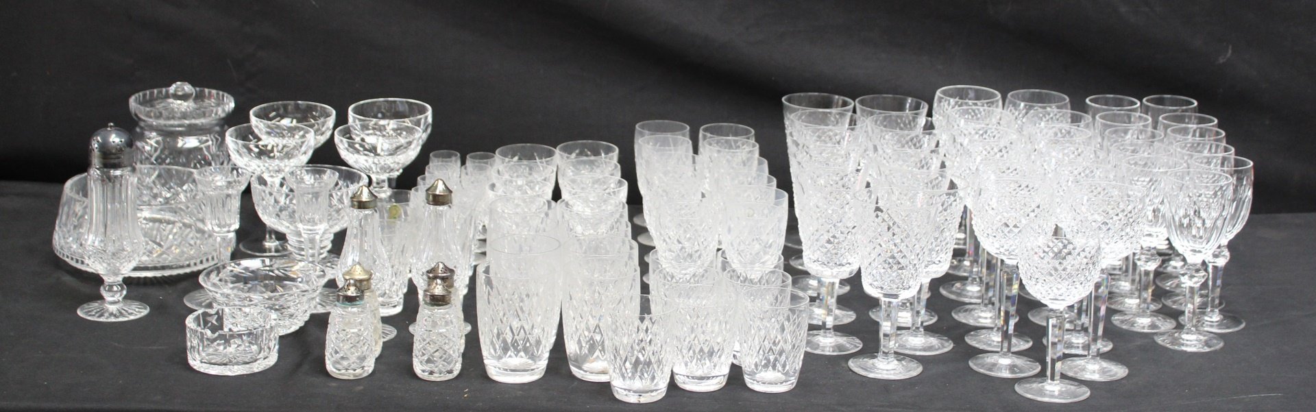 LARGE WATERFORD CRYSTAL STEMWARE