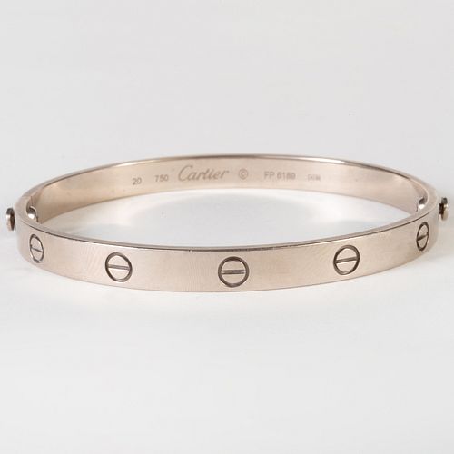 CARTIER 18K GOLD LOVE BRACELETSigned 3b9d9e