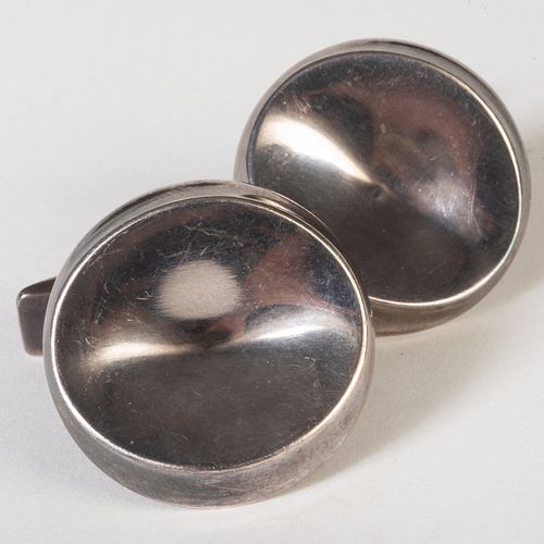 PAIR OF GEORG JENSEN STERLING SILVER 3b9dcf