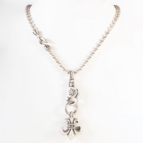 CHROME HEARTS SILVER ANCHOR PENDANTOn 3b9dfa