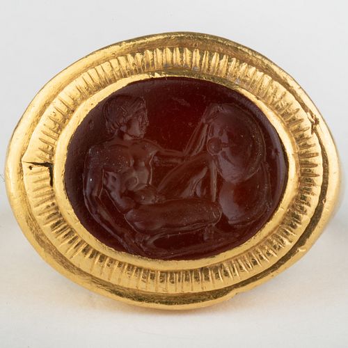 ANCIENT CARNELIAN INTAGLIO OF A 3b9e87