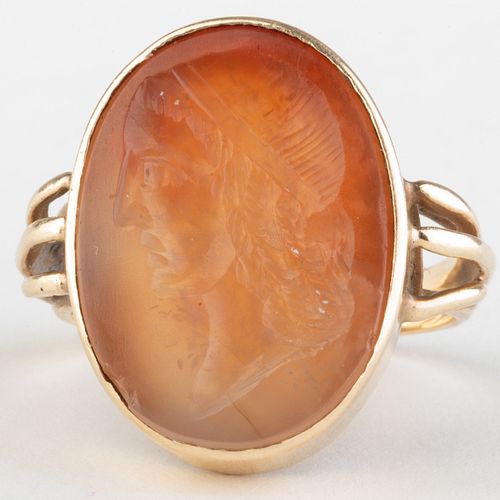 FINE CARNELIAN AGATE INTAGLIO OF 3b9e82