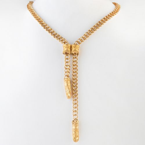 ZOLOTOS 22K GOLD LINK NECKLACEMarked 3b9e94