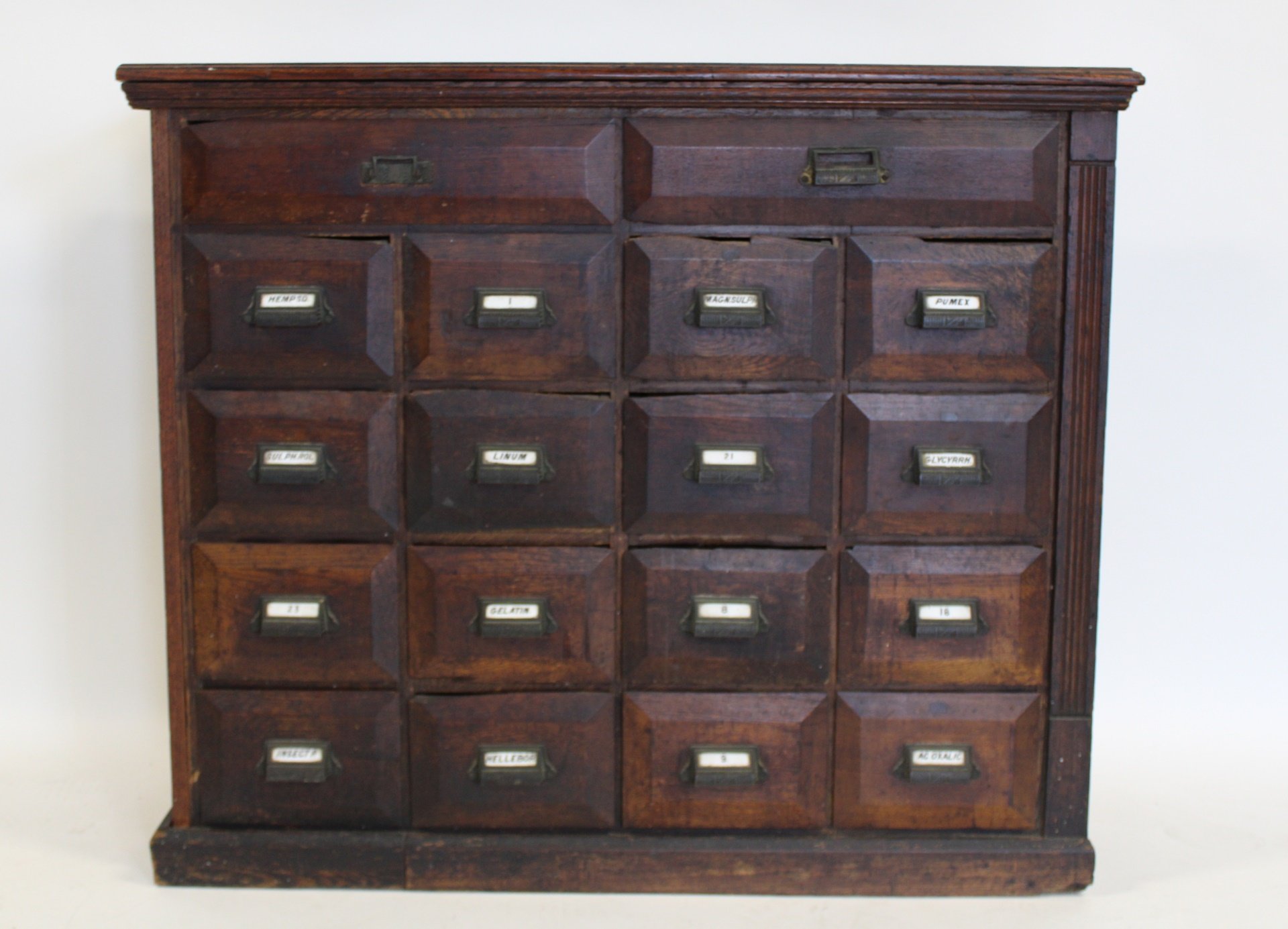 ANTIQUE APOTHECARY CABINET WITH 3b9ec6