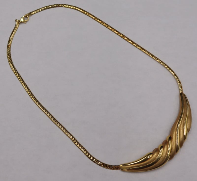 JEWELRY. 14KT GOLD MATTE AND POLISHED