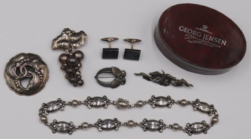 JEWELRY. GEORG JENSEN AND DANISH