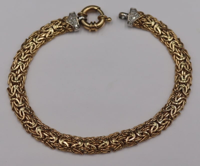 JEWELRY. SIGNED TURKISH 14KT GOLD