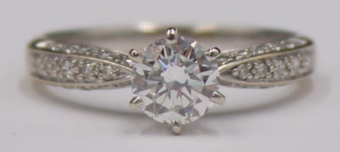 JEWELRY. GIA 0.71CT RBC DIAMOND,