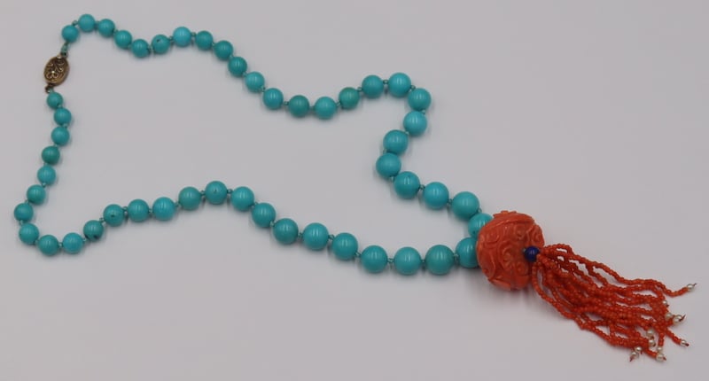 JEWELRY CHINESE TURQUOISE AND 3b9f37