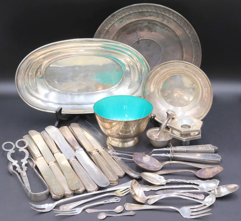 STERLING. ASSORTED STERLING HOLLOWWARE
