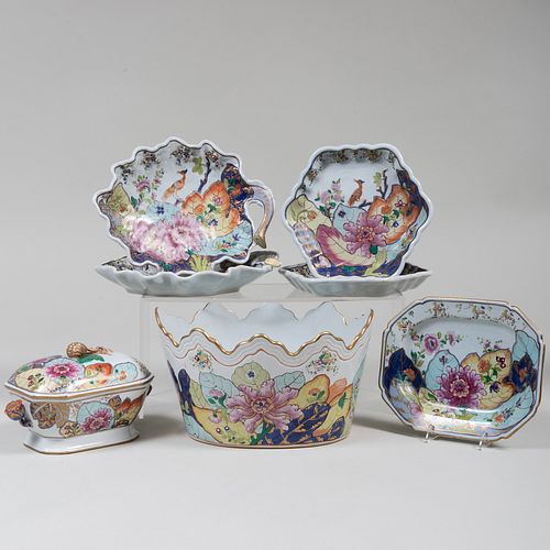 MOTTAHEDEH LOWESTOFT STYLE PORCELAIN 3b9f9d