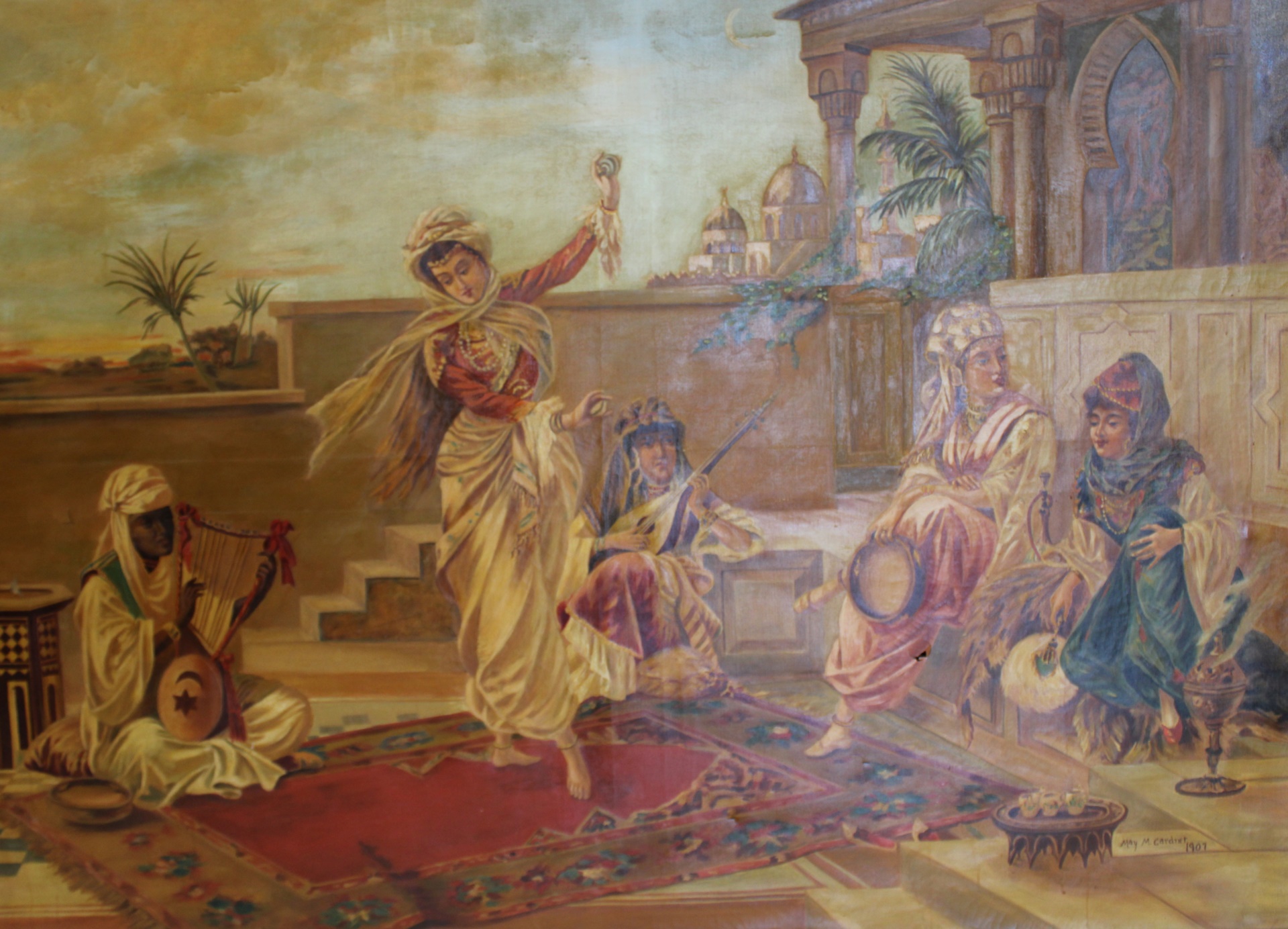 MAY M GARDNER ORIENTALIST OIL 3b9fdf