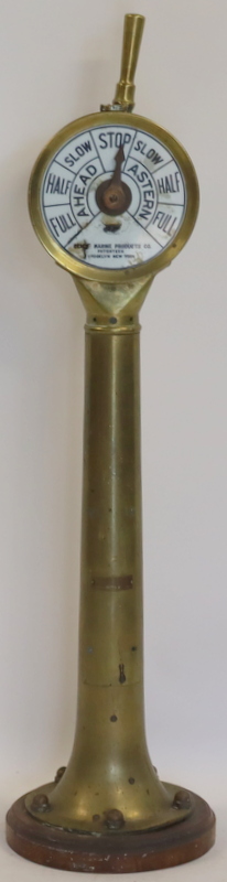 BRASS SHIP'S ENGINE ORDER TELEGRAPH.