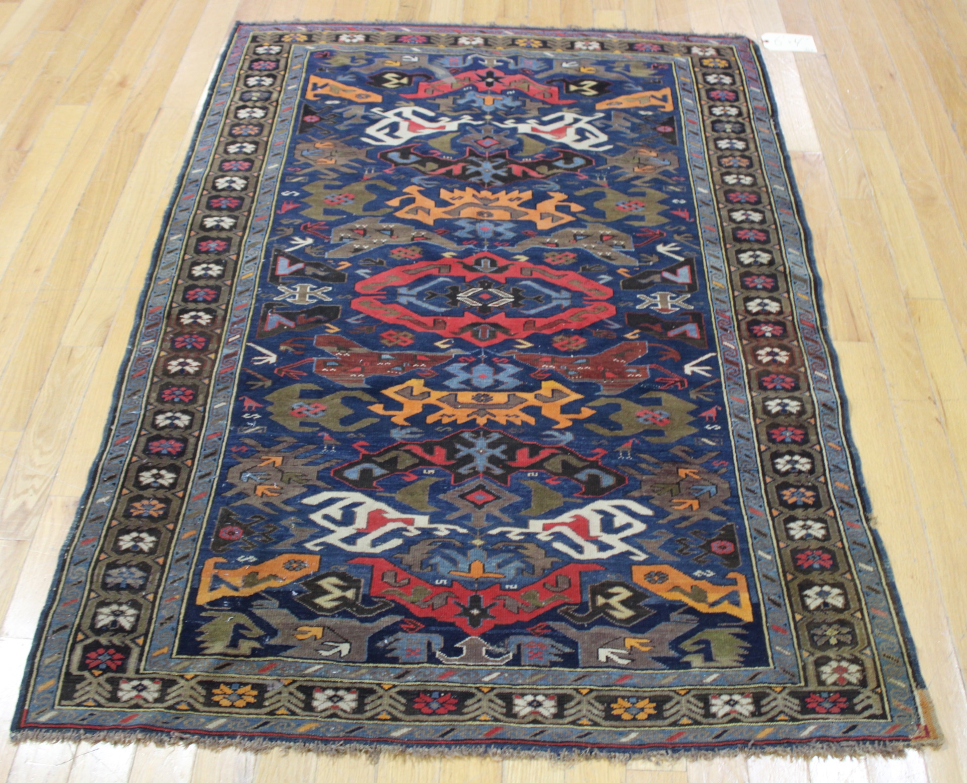 ANTIQUE AND FINELY HAND WOVEN RUSSIAN  3ba0ff