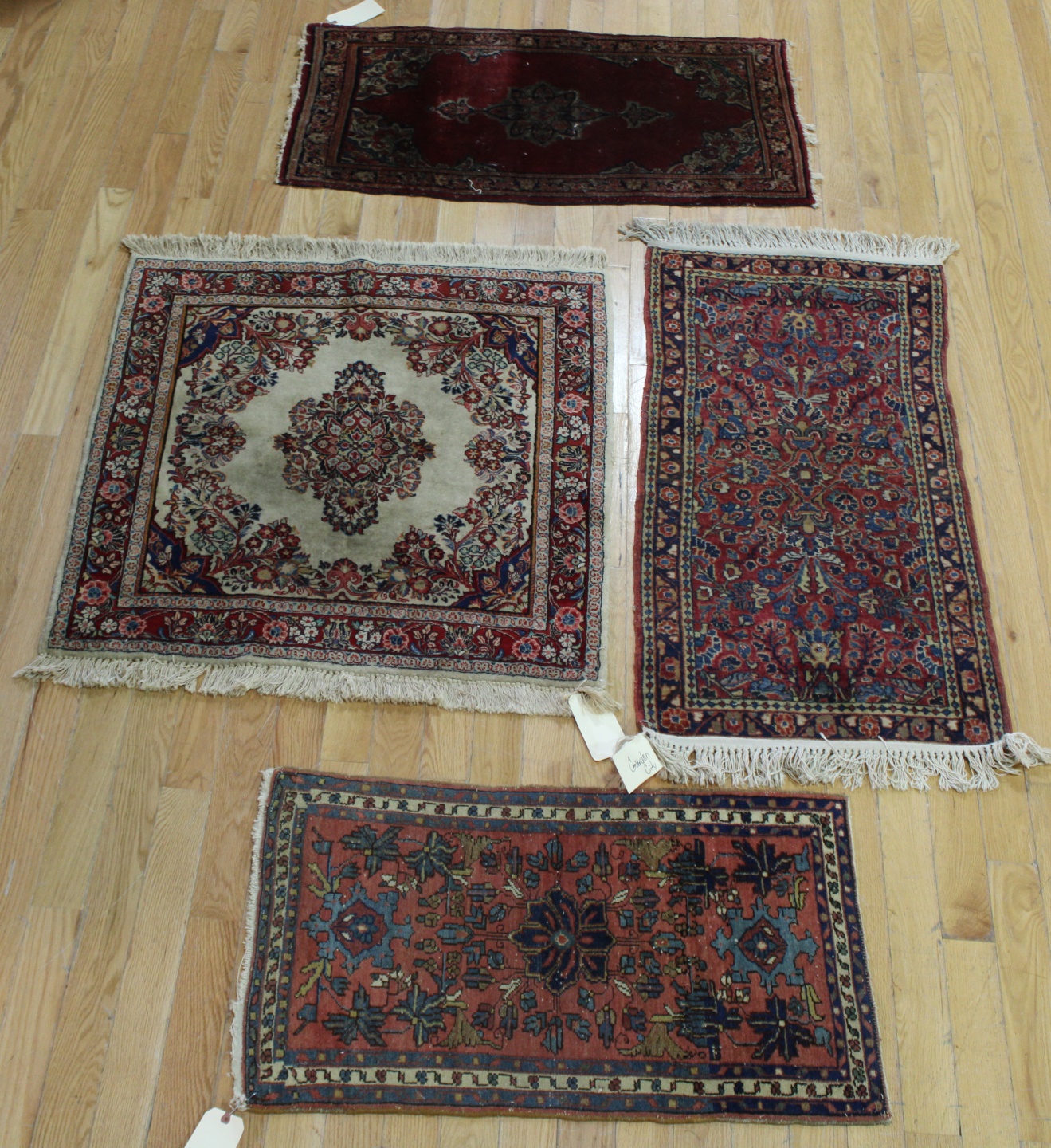 4 VINTAGE AND FINELY HAND WOVEN 3ba100