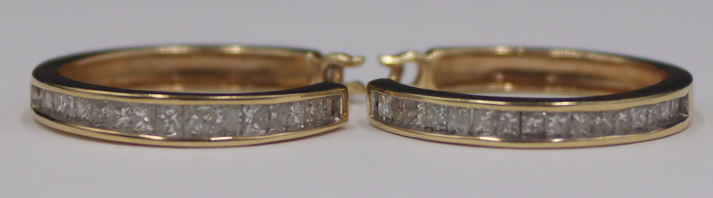 JEWELRY. PAIR OF 14KT GOLD AND
