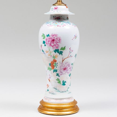 CHINESE EXPORT FAMILLE ROSE JAR