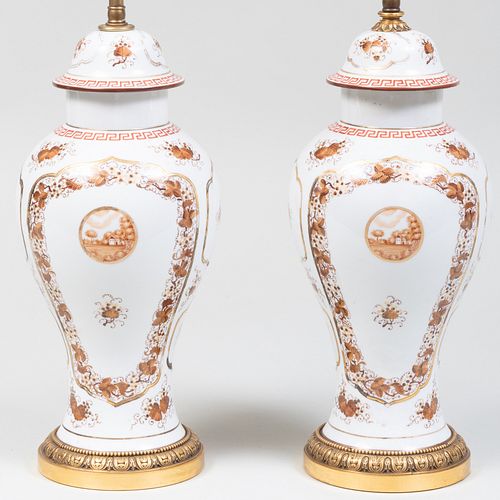 PAIR OF CHINESE EXPORT STYLE PORCELAIN 3ba1ef