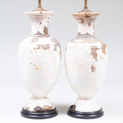 PAIR OF FRENCH PLASTER MODELS OF 3ba217
